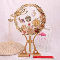 Fan Wedding Bride Group Fan Diy Material Bag Handmade New Wedding Wedding Chinese Style Show And Fan Wedding Fan
