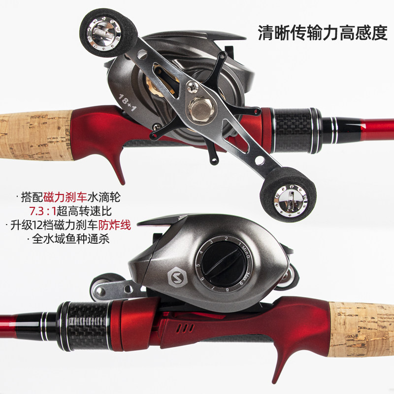 金象路亚竿全套带包初学者纺车轮路亚杆远投打黑水滴轮鱼竿套装,淘宝优惠券,粉丝福利购,淘宝优惠卷