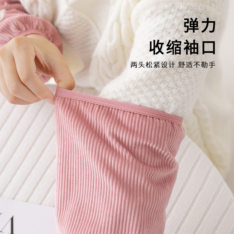 袖套女秋冬2022新款羽绒服专用防脏套袖保暖手袖长款护袖学生袖头