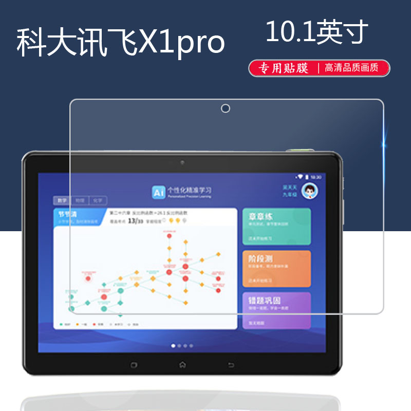 科大讯飞x2pro学习机钢化膜C8膜iStudyZ1/C6plus/C6max平板贴膜x1pro保护膜X3pro屏幕膜10.5寸iclassc6家教机-图0