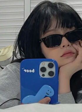 欧美风墨镜男眼镜素颜镜防紫外线网红款小框窄圆脸街拍太阳镜女