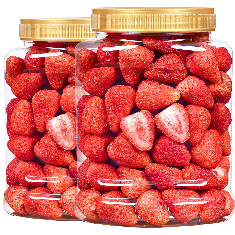 新货冻干草莓脆500g袋装草莓干整粒水果干孕妇网红小零食,淘宝优惠券,粉丝福利购,淘宝优惠卷