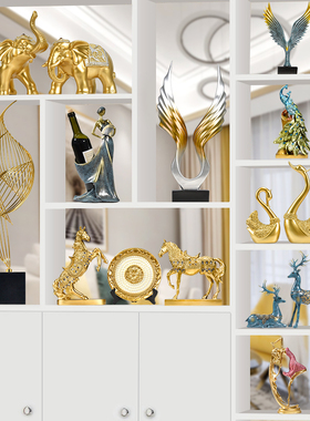欧式酒柜装饰品摆件轻奢高档客厅