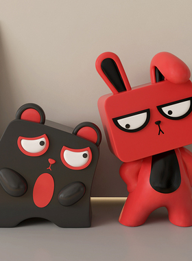 电视柜摆件软装创意奶油风装饰品