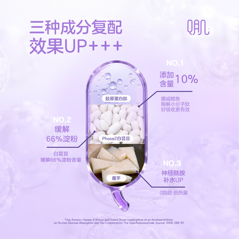养生堂胶原蛋白肽白芸豆果汁果冻 汉口大药房胶原蛋白