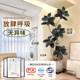 Simulated green plant rubber tree potted plant for living room