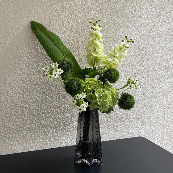 Wizard of Oz bouquet designer hand-tied bouquet simulated flower silk flower glass vase set decoration
