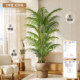 Simulated green plants, sunflowers, artificial trees, high-end light luxury