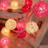 Thai Rattan Color Ball Lamp