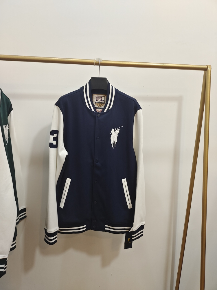 POLO SPORT正品男装男士大马刺绣标春秋卫衣棒球服外套夹克休闲