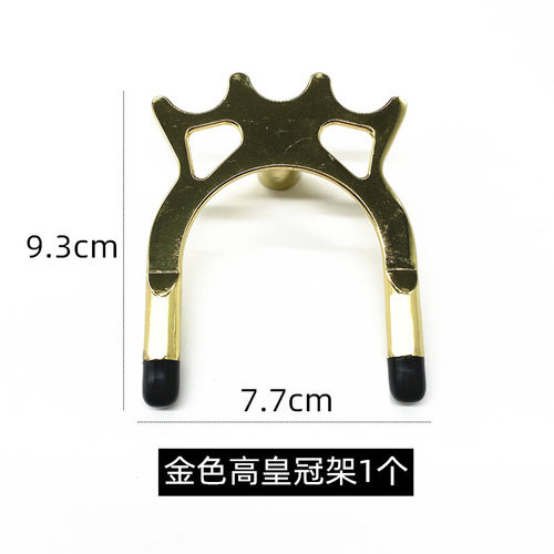 架杆器台球双节叉杆加长高低十字金属黄色钢铁架斯诺洛克铜皇冠架 - 图0