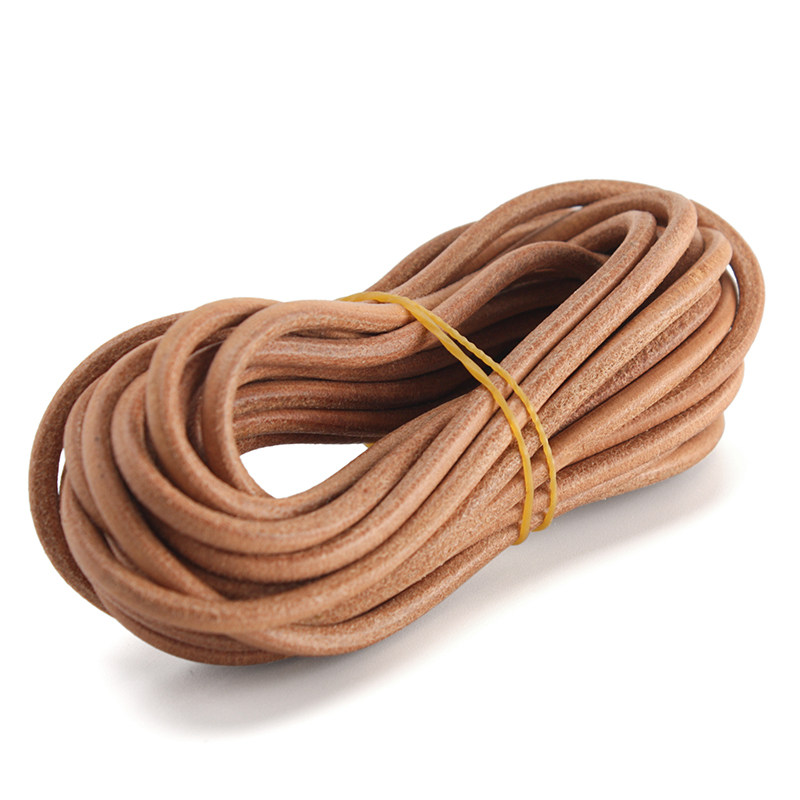 本色皮绳原色圆牛皮绳 手工DIY皮革头层牛皮皮绳皮条 直径1~5mm,淘宝优惠券,粉丝福利购,淘宝优惠卷