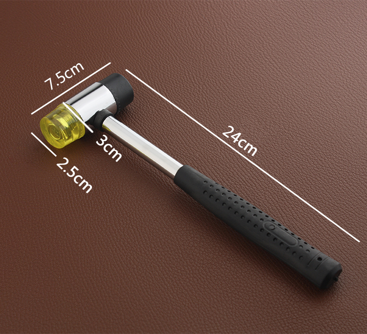 4051橡胶安装锤手工DIY皮革锤敲菱斩安装五金非皮雕锤 260克-图0