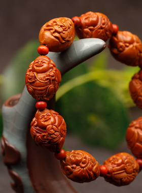 南工坊男女橄榄核手串财神
