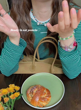 海洋水果糖*粉色天然玉石手链