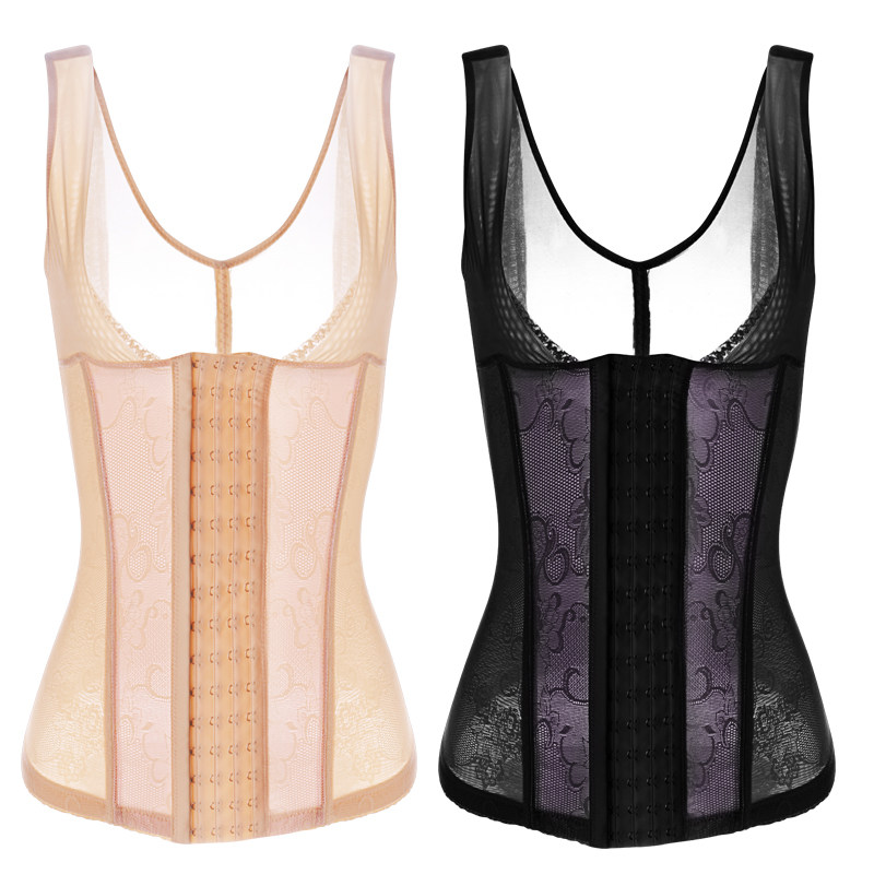 夏季收腹束腰背心式托胸塑形内衣 醉美婷维奥塑身上衣