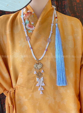 「若桃夭」新中式明制璎珞项链