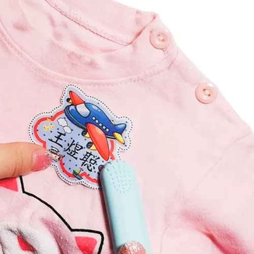 Именная наклейка для детского сада, хлопковая форма для школьников, делается под заказ, 3 лет