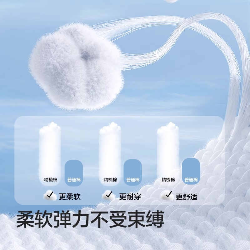 巴拉巴拉儿童内裤棉平角男童四角短裤女童宝宝萌不夹PP亲肤三条装
