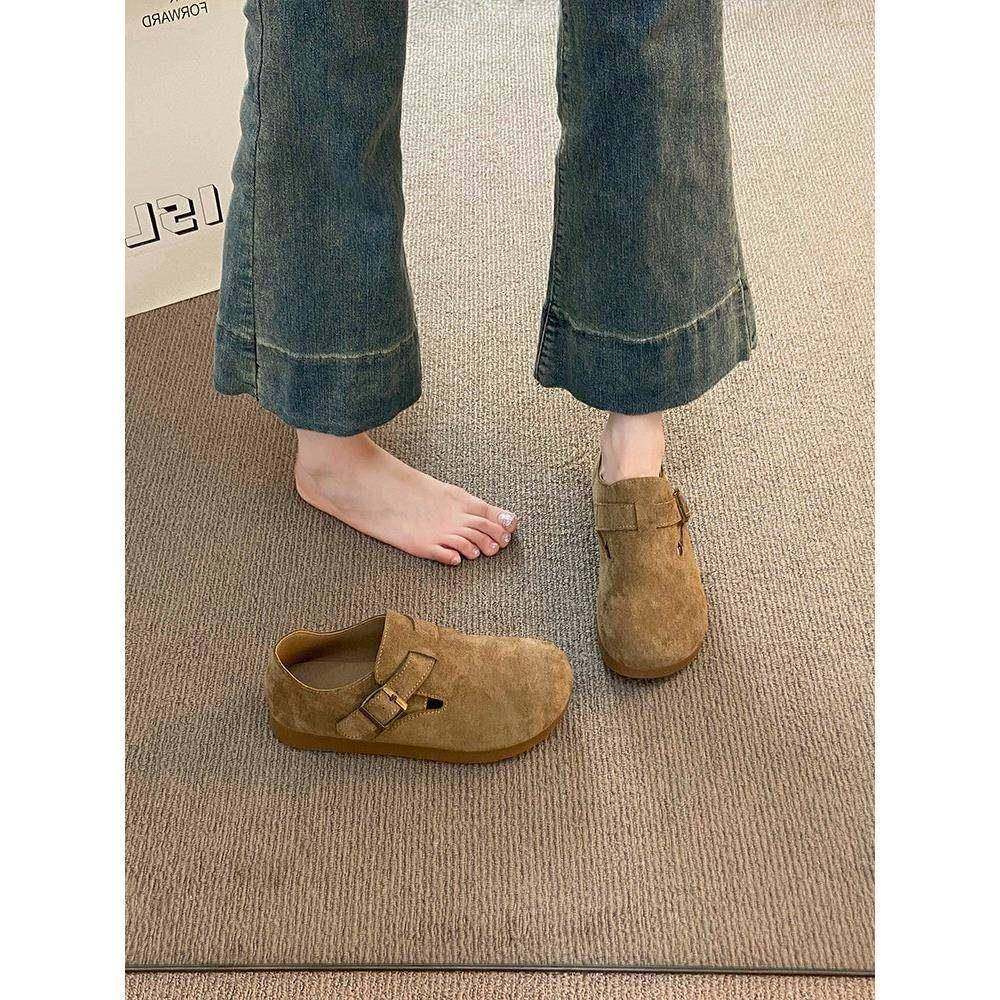 春季季全包勃肯鞋女2026年新款厚底一脚蹬懒人鞋配裙子豆豆0116z,淘宝优惠券,粉丝福利购,淘宝优惠卷