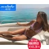 CORTUBO ngã ba dây đeo chéo bikini sóng mẫu dây đeo gợi cảm eo thấp áo tắm nữ chia áo tắm vành đai - Bikinis đồ bơi nữ dạng quần váy Bikinis