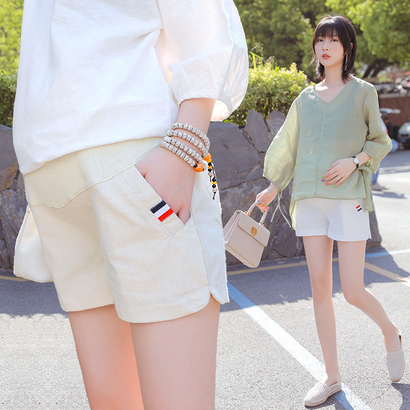 孕妇夏季孕妇裤子宽松阔腿裤打底裤 珂娅奴孕妇打底裤