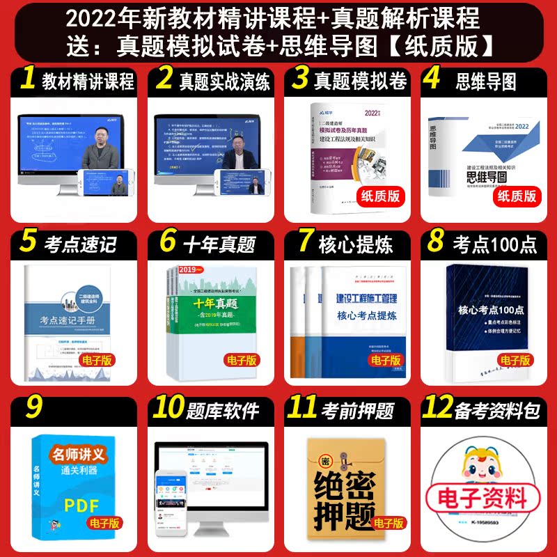 嗨学网2022年二级建造师课件法规历年真题试卷二建网络课程视频-图2