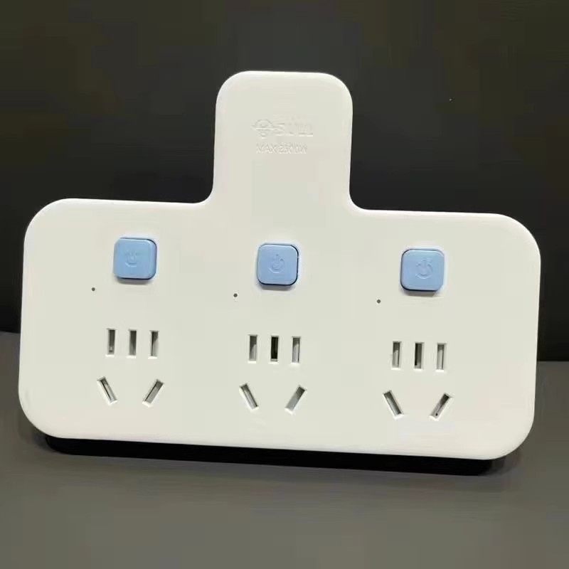 公牛10A墙壁转换器电源插座一转二GN-98023/98033独立开关品字形 - 图1