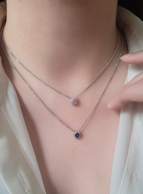 光环项链可调节锁骨链送女生礼物