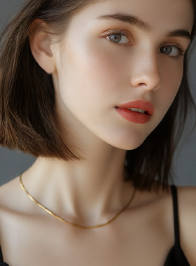 金色蛇骨链小众设计高级感