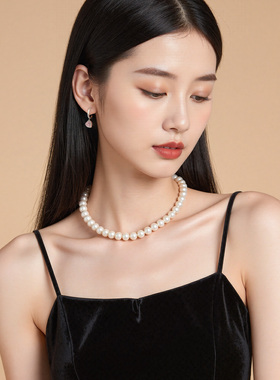 流光溢彩粉色爱心项链吊坠