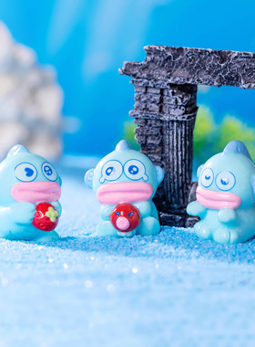 微景观新款创意可爱小丑鱼组合diy公仔装饰品配件车载树脂小摆件