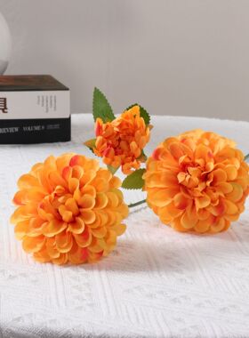 网红仿真暗香牡丹花客厅玄关餐桌插花婚庆门店软装造景装饰仿真花