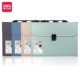 Deli test paper storage bag A4 organ bag folder multi-layer 13 grid paper folder inserts data student portable children large-capacity classification file package information storage box
