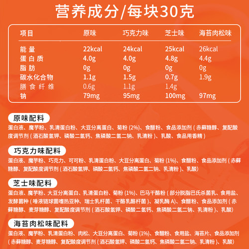 饮食伙计0脂肪魔芋蛋糕无糖精低脂生酮零食品热量卡吐司面包欧包 - 图3