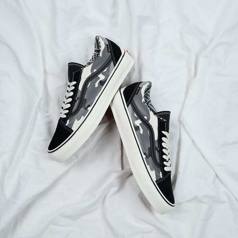 GORE-TEX x Vans Old Skool迷彩防水面料低帮休闲板鞋VN0A4V9W4T4 - 图2