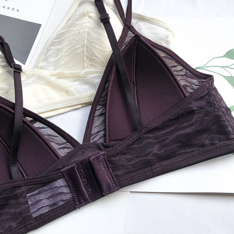 夏季超薄款bra无痕蕾丝法式文胸罩 诗叶文胸