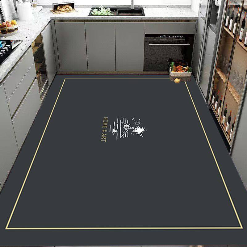 厨房专用地垫2025新款升级硅胶防滑底地毯满铺吸水吸油耐脏脚垫子,淘宝优惠券,粉丝福利购,淘宝优惠卷