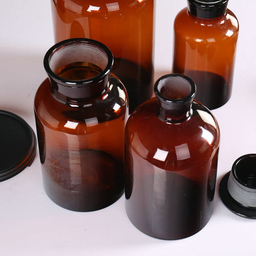 加厚棕色玻璃试剂瓶茶色避光泡酒瓶广口磨砂泡酒坛子10斤20斤家用 - 图1
