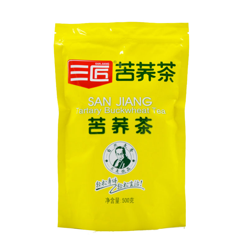 三匠苦荞茶500克四川大凉山苦荞茶荞麦茶三匠苦荞茶黄苦荞茶袋装-图3