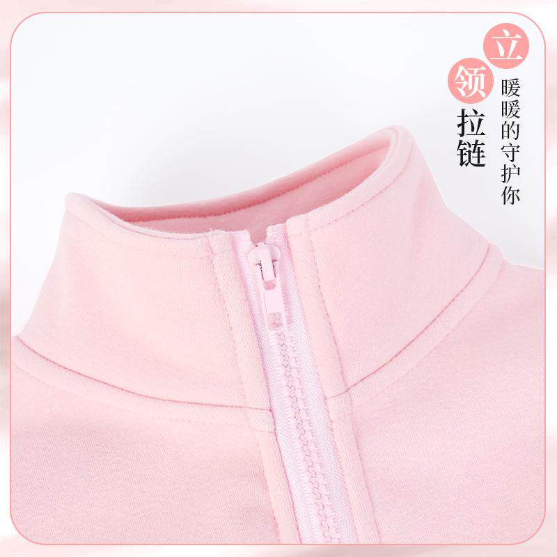 舞蹈服儿童女秋冬练功服套装女童加绒长袖外搭黑色冬季艺考生外套