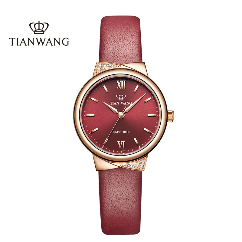 [情人节礼物]正品小表盘防水天王表 天王天唯雅国产腕表