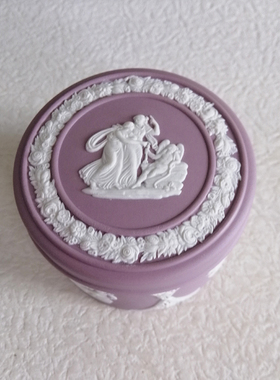 Wedgwood浅蓝色首饰盒