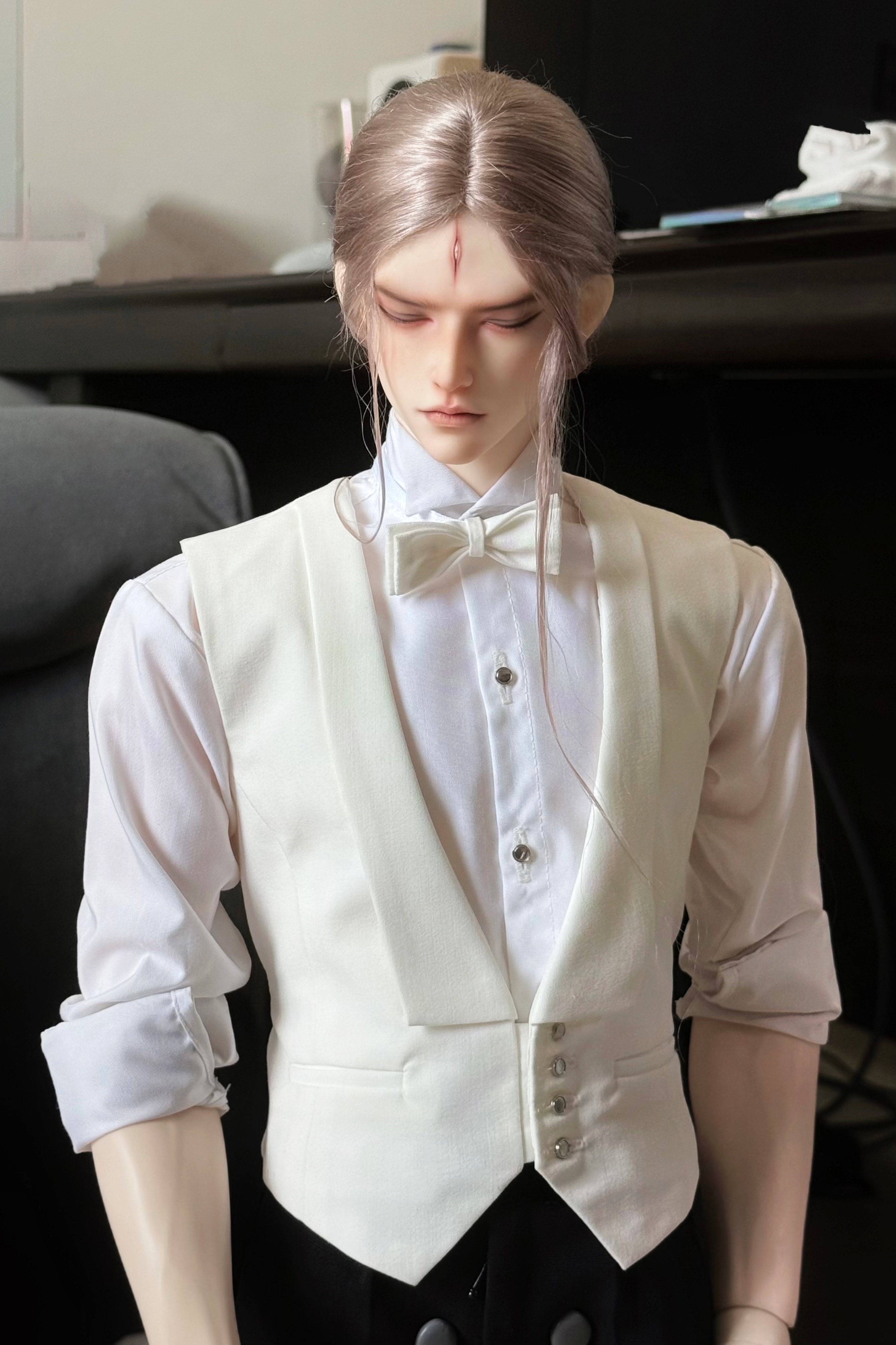 小羊失眠自制 龙屿 原创BJD 75 70 特四娃头 进口双抗树脂翻模 - 图2