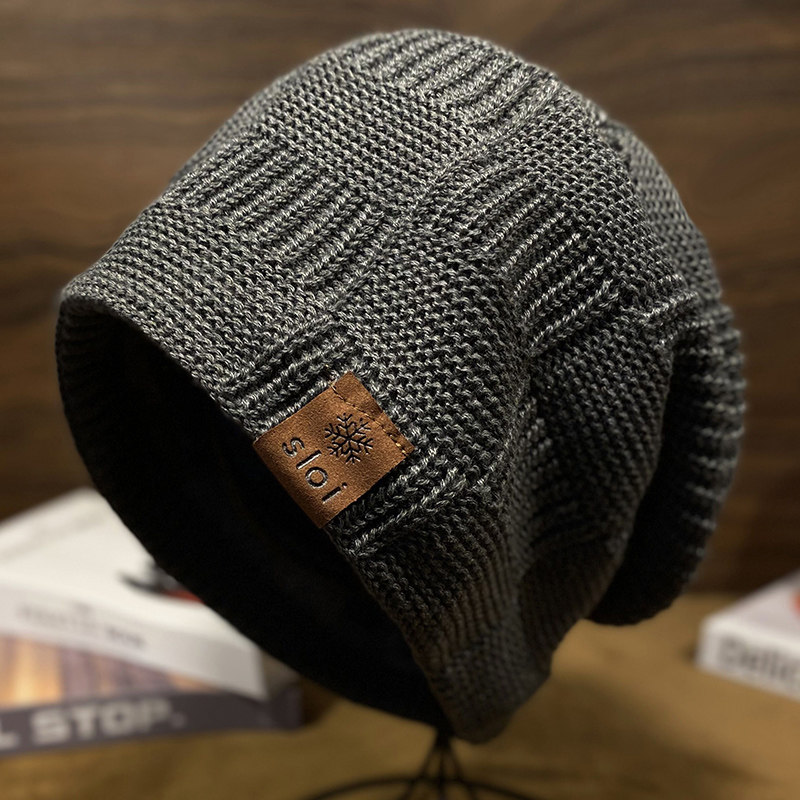 帽子男士冬季防寒保暖毛线帽2025新款加绒防风针织帽潮牌护耳帽子,淘宝优惠券,粉丝福利购,淘宝优惠卷