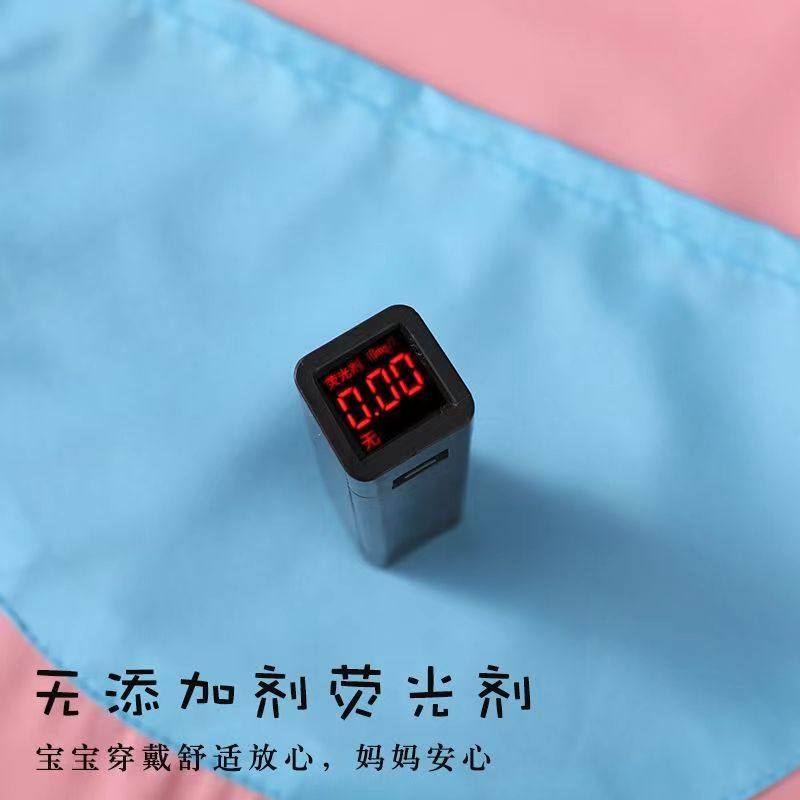 儿童画画罩衣长袖宝宝反穿衣防脏防水防油定制LOGO画室幼儿园围裙 - 图1