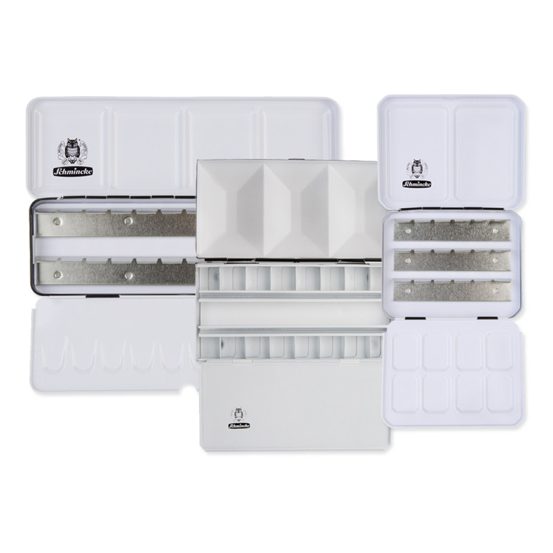 德国史明克颜料调色盒调色盘12色18色24色48色空铁盒重搪瓷盒 管状颜料空木盒SCHMINCKE官方旗舰店,淘宝优惠券,粉丝福利购,淘宝优惠卷