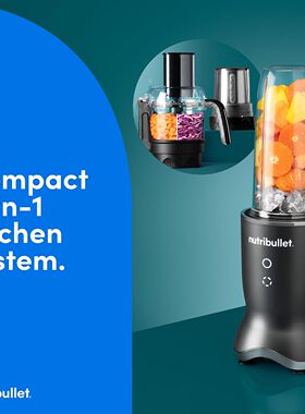 英国代购nutribullet Ultra Plus + Blender 搅拌磨粉3合1料理机