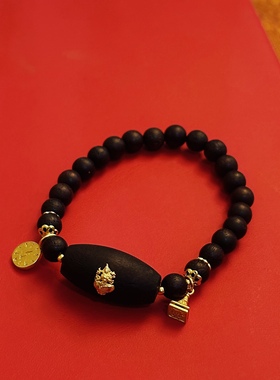 叶优里原创独家设计佛塔降真香沉水手串文玩手链饰品纯银S925男女