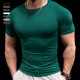 Domineering muscle short-sleeved quick-drying men's routine